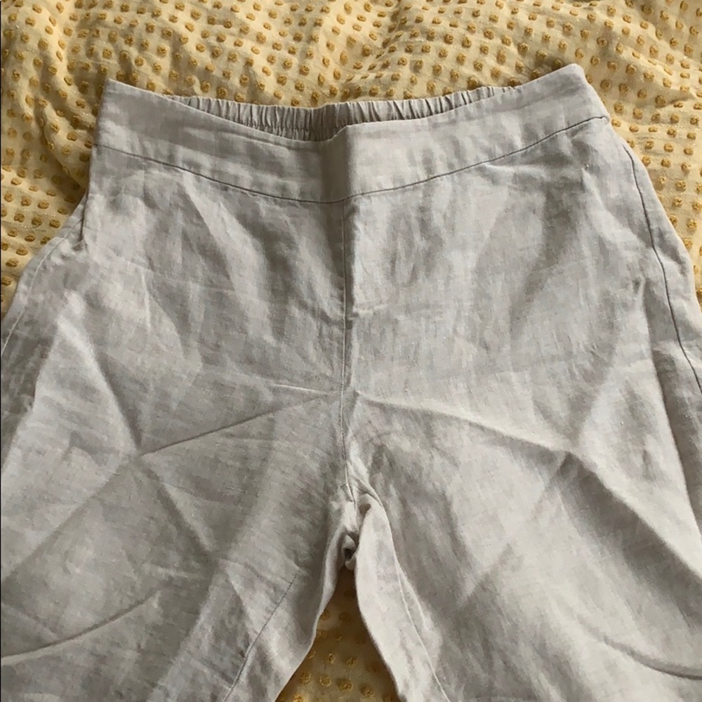 Eileen Fisher 100% linen pants